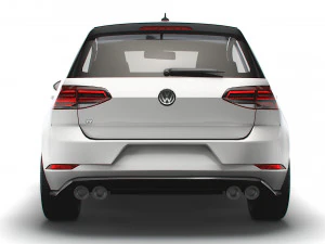 Volkswagen Golf R 5door Typ 5G 2017 3D Model