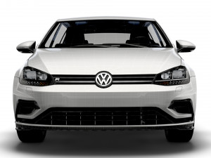 Volkswagen Golf R 5door Typ 5G 2017 3D Model