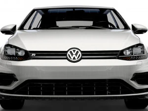Volkswagen Golf R 5door Typ 5G 2017 3D Model