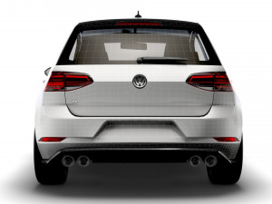 Volkswagen Golf R 5door Typ 5G 2017 3D Model
