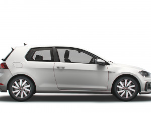Volkswagen Golf TGE 3door Typ 5G 2017 3D Модель