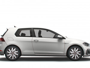 Volkswagen Golf TGE 3door Typ 5G 2017 3D Модель