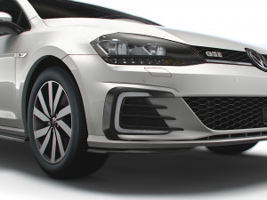 Volkswagen Golf TGE 3door Typ 5G 2017 3D Модель