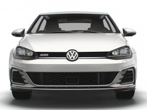 Volkswagen Golf TGE 3door Typ 5G 2017 3D Модель