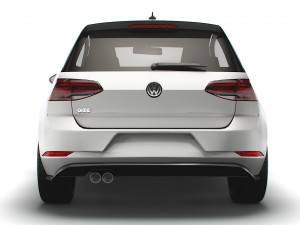 Volkswagen Golf TGE 3door Typ 5G 2017 3D Модель