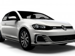 Volkswagen Golf TGE 3door Typ 5G 2017 3D Модель
