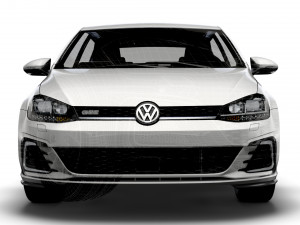 Volkswagen Golf TGE 3door Typ 5G 2017 3D Модель