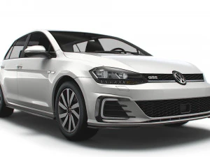 Volkswagen Golf TGE 5 porte tipo 5G 2017 Modello 3D