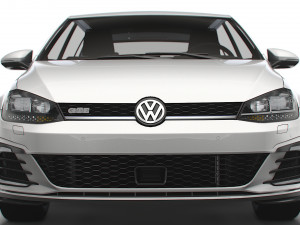 Volkswagen Golf TGE 5door Typ 5G 2017 3D Model