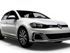 Volkswagen Golf TGE 5door Typ 5G 2017 3D Model