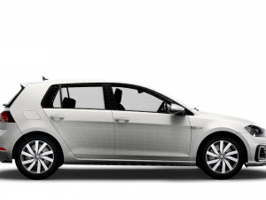 Volkswagen Golf TGE 5door Typ 5G 2017 3D Model