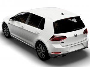 Volkswagen Golf TGE 5door Typ 5G 2017 3D Model