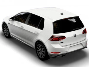 Volkswagen Golf TGE 5door Typ 5G 2017 3D Model