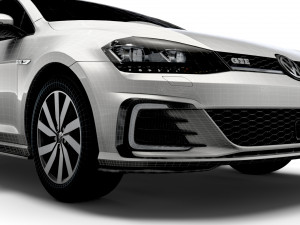 Volkswagen Golf TGE 5door Typ 5G 2017 3D Model