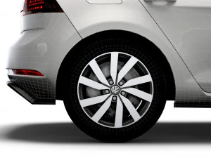 Volkswagen Golf TGE 5door Typ 5G 2017 3D Model