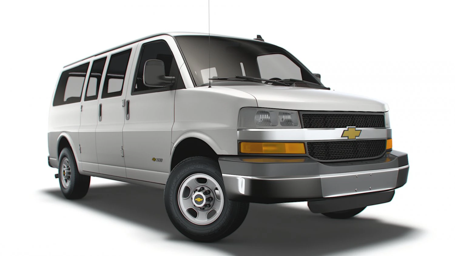 Chevrolet Express 2022 3D Model .c4d .max .obj .3ds .fbx .stl .blend 