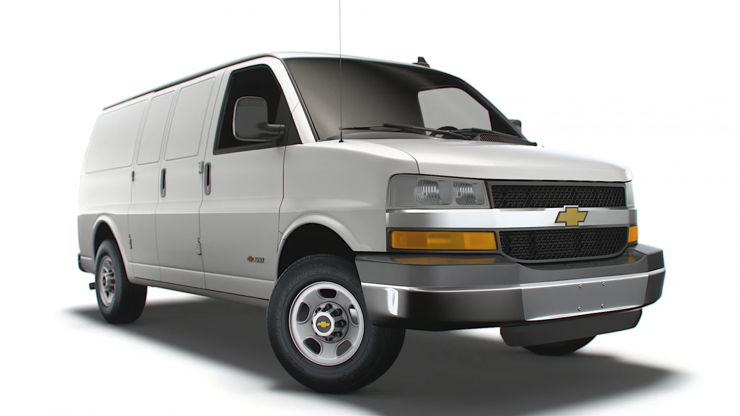 Chevrolet Express Cargo Van 2022 3D Model .c4d .max .obj .3ds .fbx .stl .blend