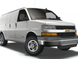 Chevrolet Express Cargo Van 2022 3D Model