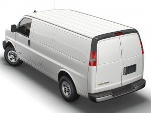 Chevrolet Express Cargo Van 2022 3D Модель