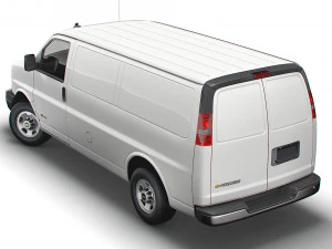 Chevrolet Express Cargo Van 2022 3D Model