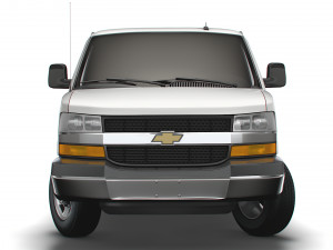 Chevrolet Express Cargo Van 2022 3D Модель