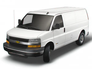 Chevrolet Express Cargo Van 2022 3D Model