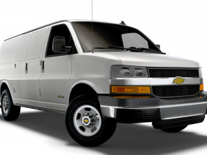 Chevrolet Express Cargo Van 2022 3D Модель