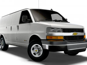 Chevrolet Express Cargo Van 2022 3D Model