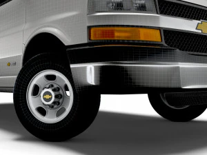 Chevrolet Express Cargo Van 2022 3D Model