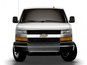 Chevrolet Express Cargo Van 2022 3D Модель