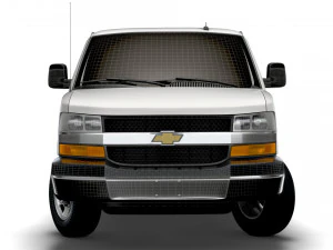 Chevrolet Express Cargo Van 2022 3D Model
