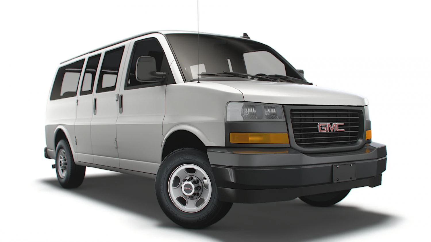 GMC Savana Window Van 2022 3D Model .c4d .max .obj .3ds .fbx .stl .blend