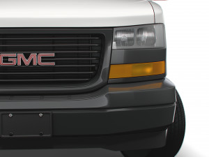 GMC Savana Window Van 2022 3D Model