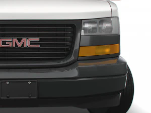 GMC Savana Window Van 2022 3D Model