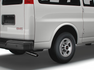 GMC Savana Window Van 2022 3D Model