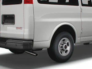 GMC Savana Window Van 2022 3D Model