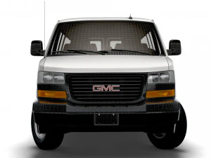 GMC Savana Window Van 2022 3D Model