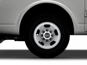 GMC Savana Window Van 2022 3D Model