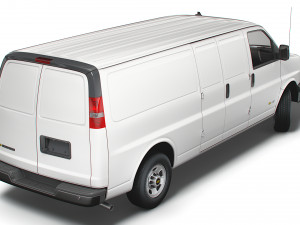 Chevrolet Express Cargo Extended WB 2022 Model 3D