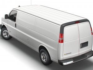Chevrolet Express Cargo Extended WB 2022 Model 3D