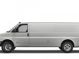 Chevrolet Express Cargo Extended WB 2022 Model 3D