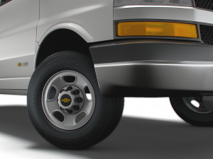 Chevrolet Express Cargo Extended WB 2022 Model 3D