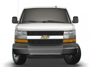 Chevrolet Express Cargo Extended WB 2022 Model 3D