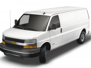 Chevrolet Express Cargo Extended WB 2022 Model 3D