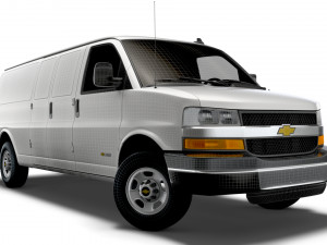 Chevrolet Express Cargo Extended WB 2022 Model 3D