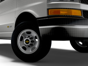 Chevrolet Express Cargo Extended WB 2022 Model 3D