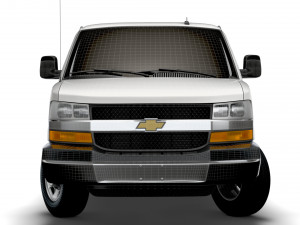 Chevrolet Express Cargo Extended WB 2022 Model 3D