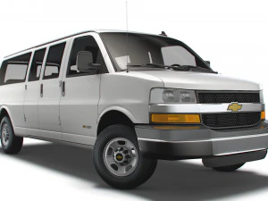 Chevrolet Express Extended WB 2022 3D Model