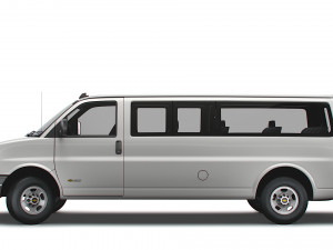 Chevrolet Express Extended WB 2022 Modello 3D