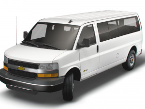 Chevrolet Express Extended WB 2022 Modello 3D